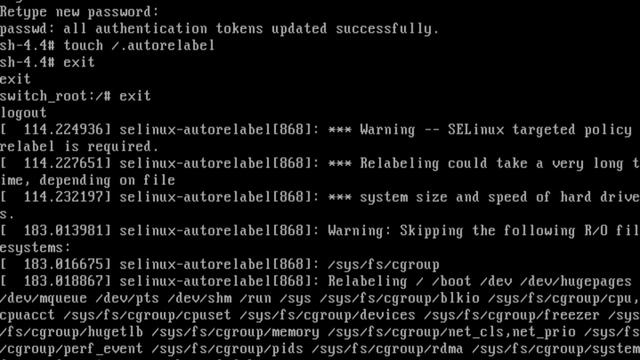 Reset root password at Red Hat Enterprise Linux 8 смотреть онлайн