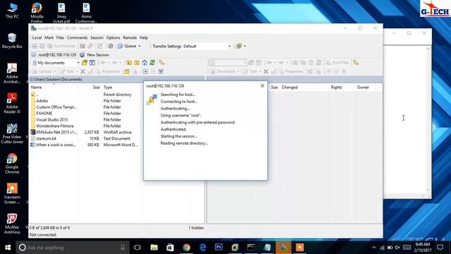 How to copy file/folder from local machine to virtual machine using winscp смотреть онлайн