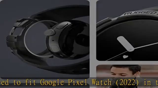 Spigen Rugged Armor Pro Designed for Google Pixel Watch Case with Band (2022) - Black смотреть онлайн