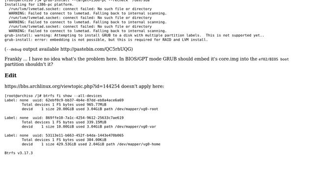 Unix & Linux: Grub-install: embedding is not possible in Bios/GPT (2 Solutions!!) смотреть онлайн
