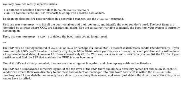 Unix & Linux: Need to cleanup Efivars, but how? (2 Solutions!!) смотреть онлайн