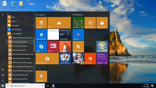 How To Open MS Access 2010 Window смотреть онлайн