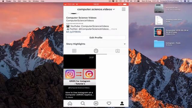 How to SAVE Your Own IG TV Video on iPhone - Basic Tutorial | New смотреть онлайн