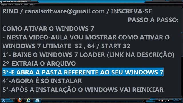 COMO ATIVAR WINDOWS 7 START - UTIMATE 32 64 смотреть онлайн