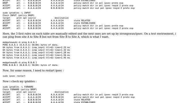 DevOps & SysAdmins: Strongswan IPSEC Tunnel block traffic one way смотреть онлайн