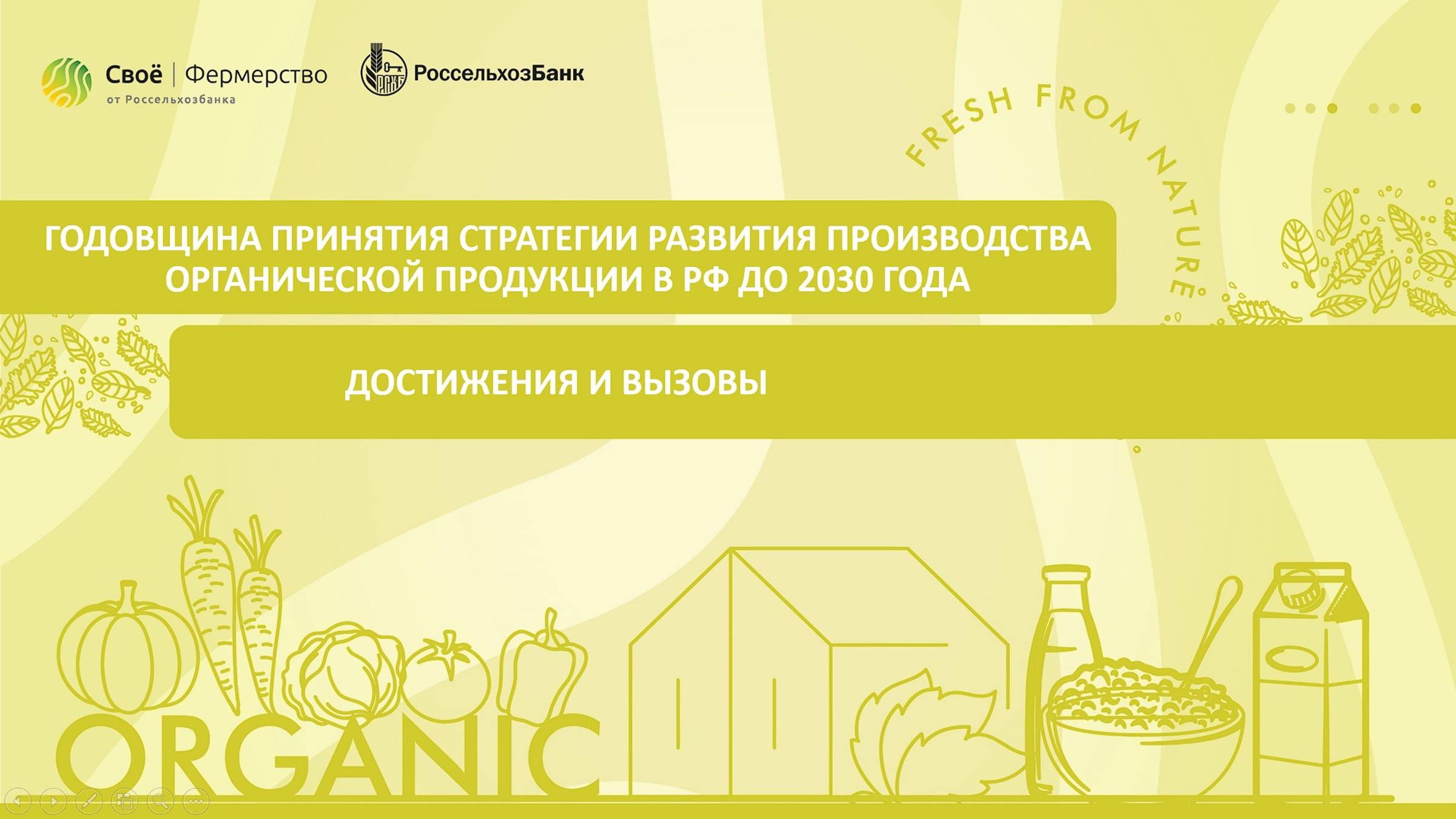 Годовщина принятия Стратегии развития производства органической продукции в РФ до 2030 года смотреть онлайн