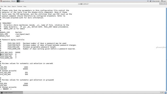 how to configure password age on redhat linux смотреть онлайн