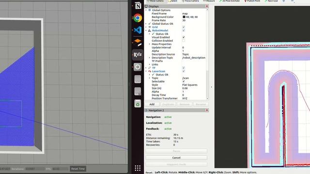 2023.10.25 nav2 gazebo simulation demo using ros2 humble смотреть онлайн