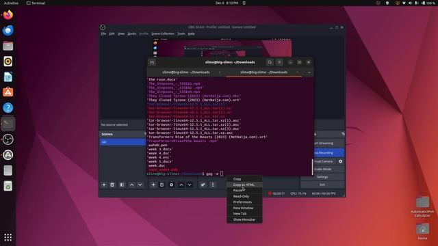 Cryptography uisng GPG in UBuntu смотреть онлайн