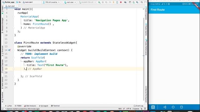 7 - Navigate to New Screen & Back | Flutter Multiple Routes | Android Studio Tutorial смотреть онлайн