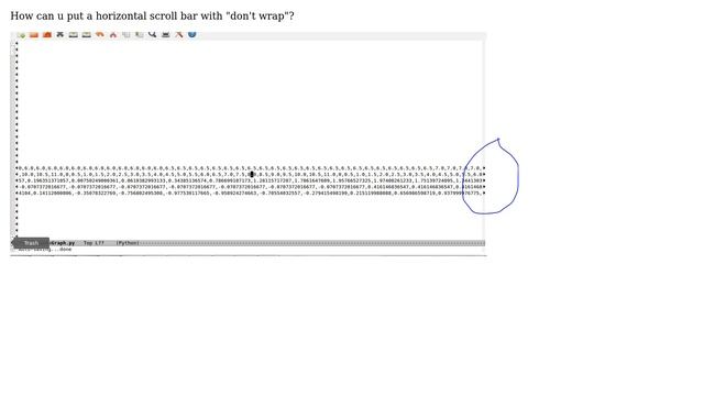 How to enable horizontal scroll bar in GNU Emacs for linux ubuntu? смотреть онлайн