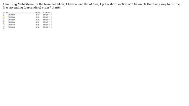Unix & Linux: How to display the files ascending (descending) order on terminal folder? смотреть онлайн