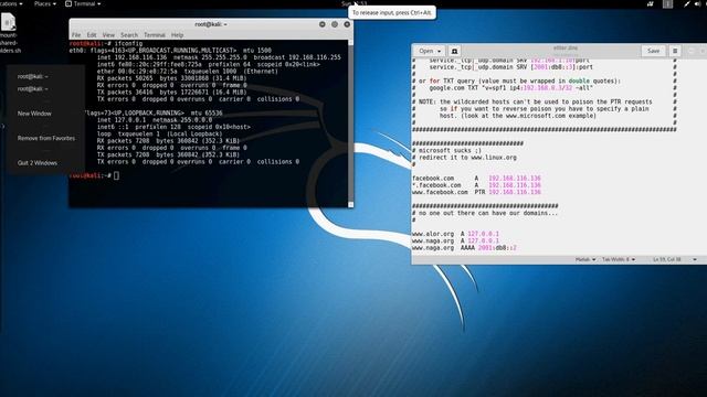 DNS Spoofing Using Kali and Ettercap смотреть онлайн