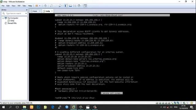 instalasi Dhcp server pada linux debian смотреть онлайн