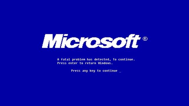 Windows NT 3.05 Error смотреть онлайн