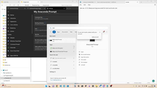 Open jupyter-lab from a custom folder in Windows terminal смотреть онлайн