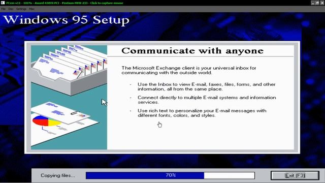 PCem Tutorial - Download & Install Microsoft Windows 95 смотреть онлайн