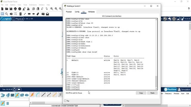 Packet Tracer: Inter-VLAN Routing using SVI смотреть онлайн
