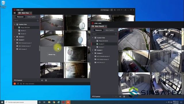 Visual CCTV Hikvision en vivo y múltiples monitores IVMS-4200 смотреть онлайн