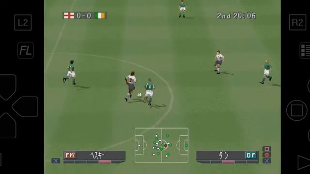 Winning Eleven 2002 Gameplay ( Playstation 1/ ePSXe / Android Poco X3 Pro ) смотреть онлайн