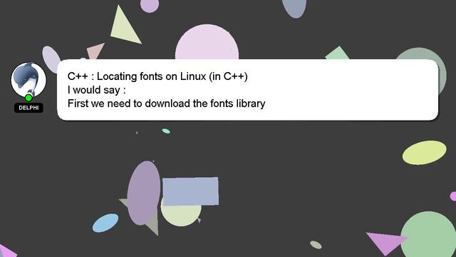 C++ : Locating fonts on Linux (in C++) смотреть онлайн