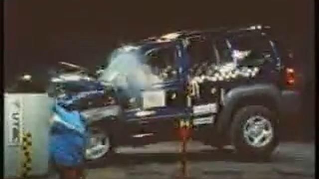 Crash Test of Jeep Cherokee/Liberty EuroNcap смотреть онлайн