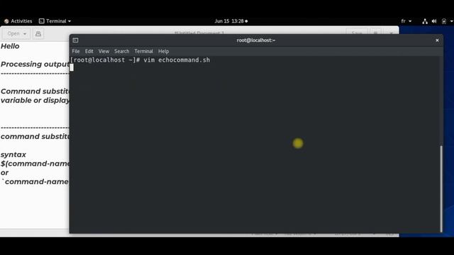 Processing output of shell commands within a script смотреть онлайн