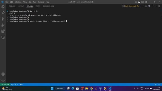 How To Split Large Files In Linux ? #linux | Kayyum698 | @kayyum698 смотреть онлайн