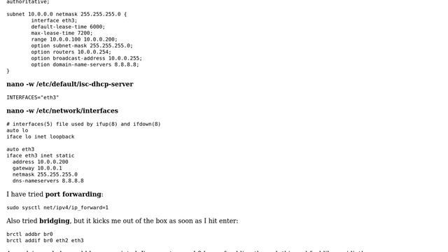 DevOps & SysAdmins: Linux router share internet between eth2 to eth3 смотреть онлайн