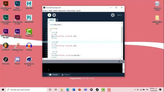 CURSO PROGRAMACIÓN EN PROCESSING - CLASE 07 - CONDICIONALES смотреть онлайн