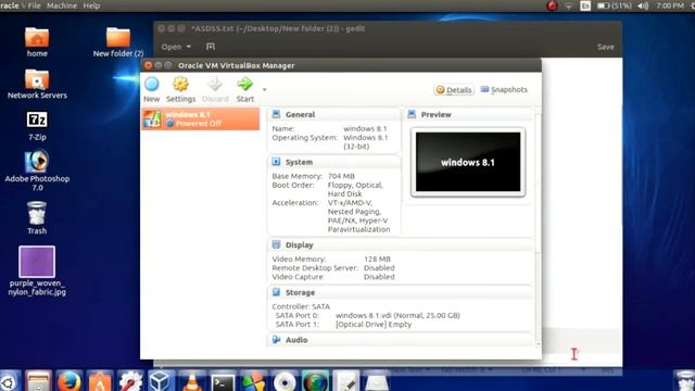 How To Install The Windows 8.1 In Ubuntu Using Virtual Box смотреть онлайн
