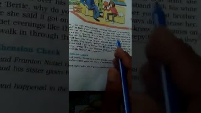 8th class English lesson 7th ( The open window)to read and learn (meena mam) смотреть онлайн