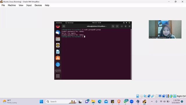 USER GROUP LINUX UBUNTU - VIRTUAL BOX смотреть онлайн
