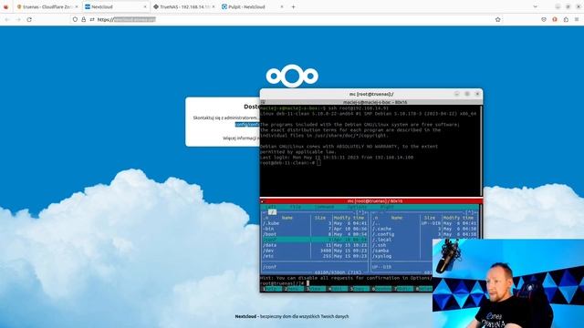 TrueNAS Nextcloud – zdalny dostęp - Cloudflare tunnels смотреть онлайн
