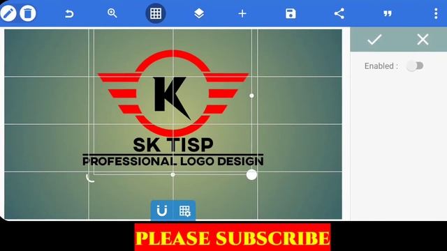 New style logo design on pixellab-SK TISP-design-pixellab logo смотреть онлайн