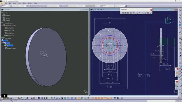 CATIA V5 - 2D LAYOUT FOR 3D DESIGN - version 2 смотреть онлайн