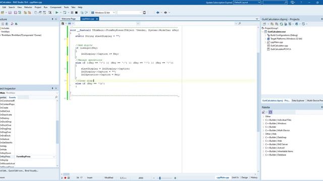 Embarcadero MVP: C++ Calculator смотреть онлайн