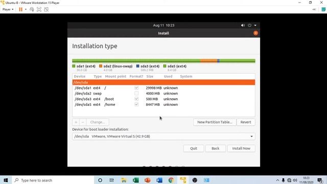 CARA MENGINSTAL LINUX UBUNTU DEKSTOP 20.04 di VMWARE смотреть онлайн