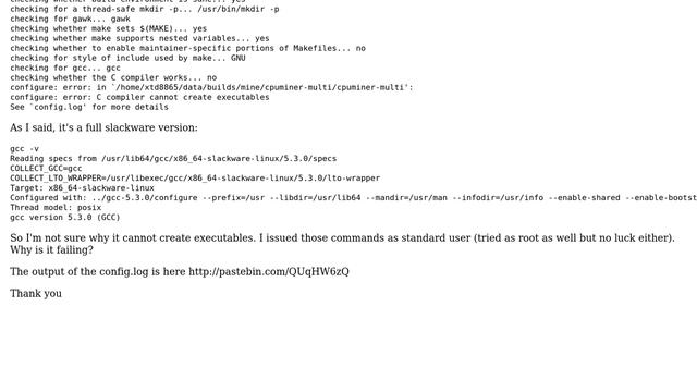 Unix & Linux: building from source code fails смотреть онлайн
