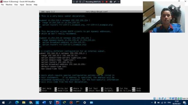 Konfigurasi DHCP Server pada Debian 10 di Virtualbox dan Tes Ping, Ipconfig, dan Nslookup смотреть онлайн