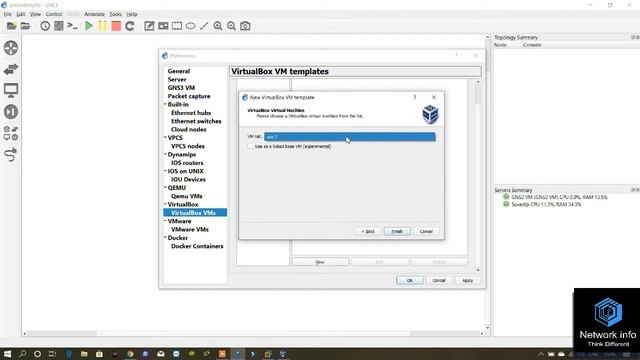 How to attach Virtual Pc on GNS3 In hindi смотреть онлайн