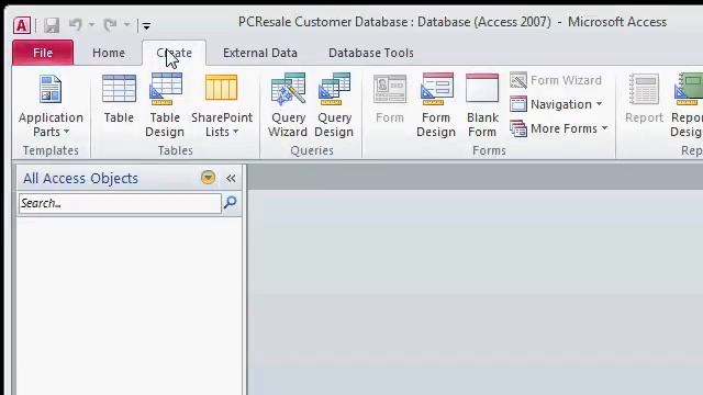 Microsoft Access 2010 Tutorial Part 03 of 12 The Access Interface смотреть онлайн