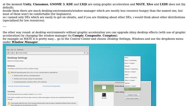 Ubuntu: Does "mate" desktop environment use graphics acceleration? смотреть онлайн