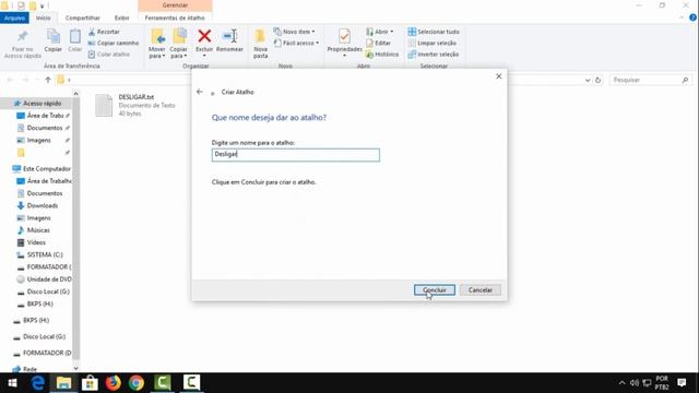 Como criar um atalho de desligar no menu iniciar no Windows 10 смотреть онлайн