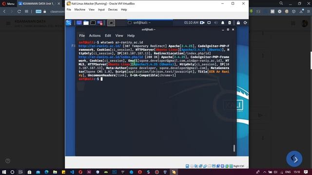 Praktik Tools Teknik Footprinting di Kalilinux - 1 смотреть онлайн