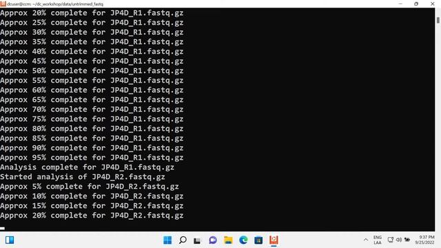 Assessing Read Quality - WSL Ubuntu 22.04 смотреть онлайн