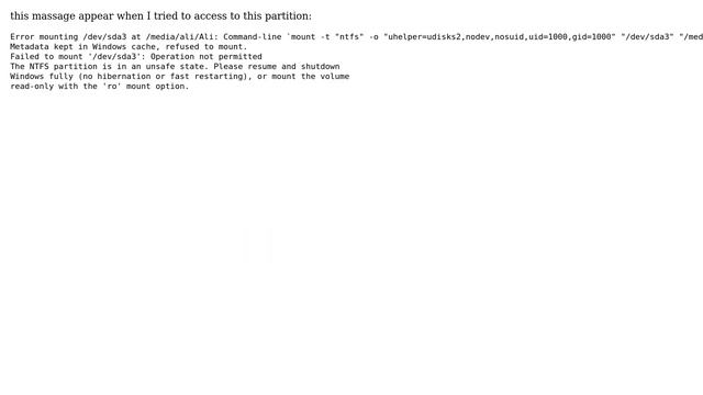 Unix & Linux: I Couldn't access to NTFS partition from Ubuntu OS смотреть онлайн