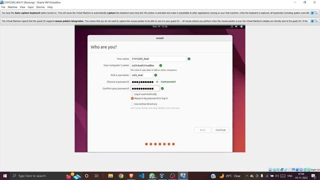 Install DualBoot Win11 Ubuntu 2204 in VirtualBox Walkthrough - 2101CS03_Achhada_Hiren_Rajkumar смотреть онлайн