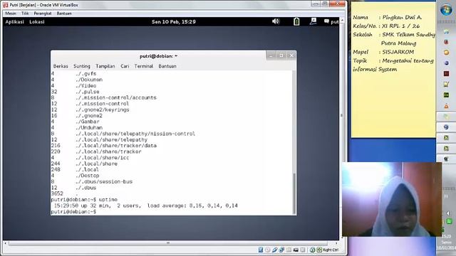Perintah dasar LINUX Debian yang berhubungan dengan informasi system смотреть онлайн