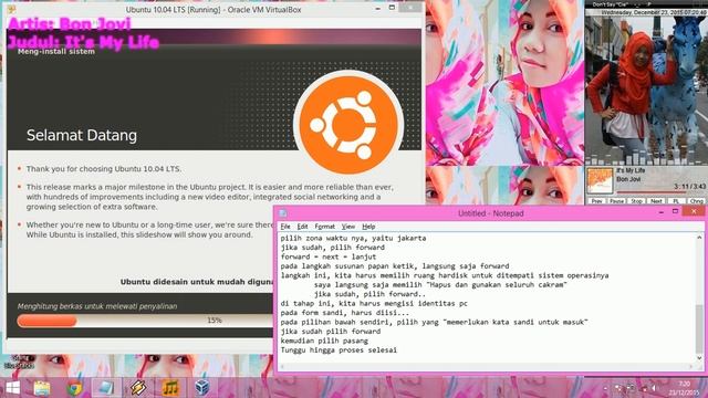 CARA MENGINSTAL LINUX UBUNTU 10.04 LTS смотреть онлайн